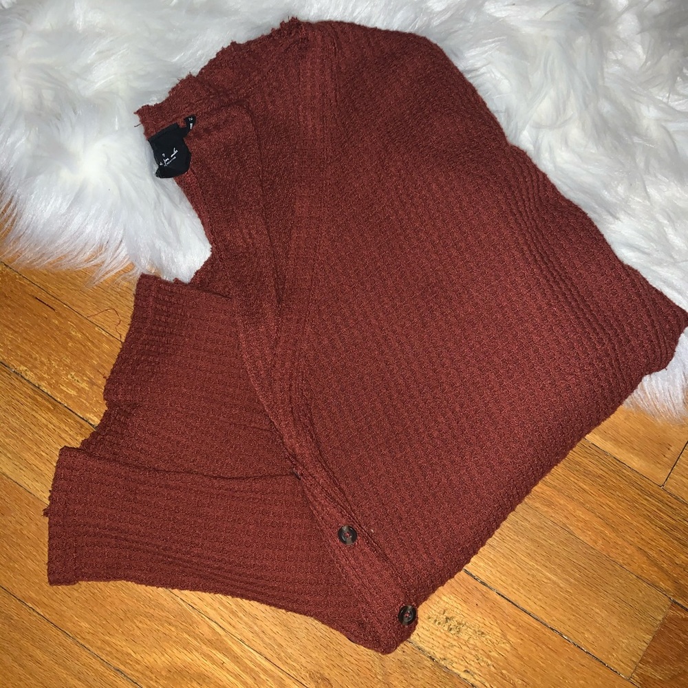 Out From Under Jojo Oversized Thermal Button Top